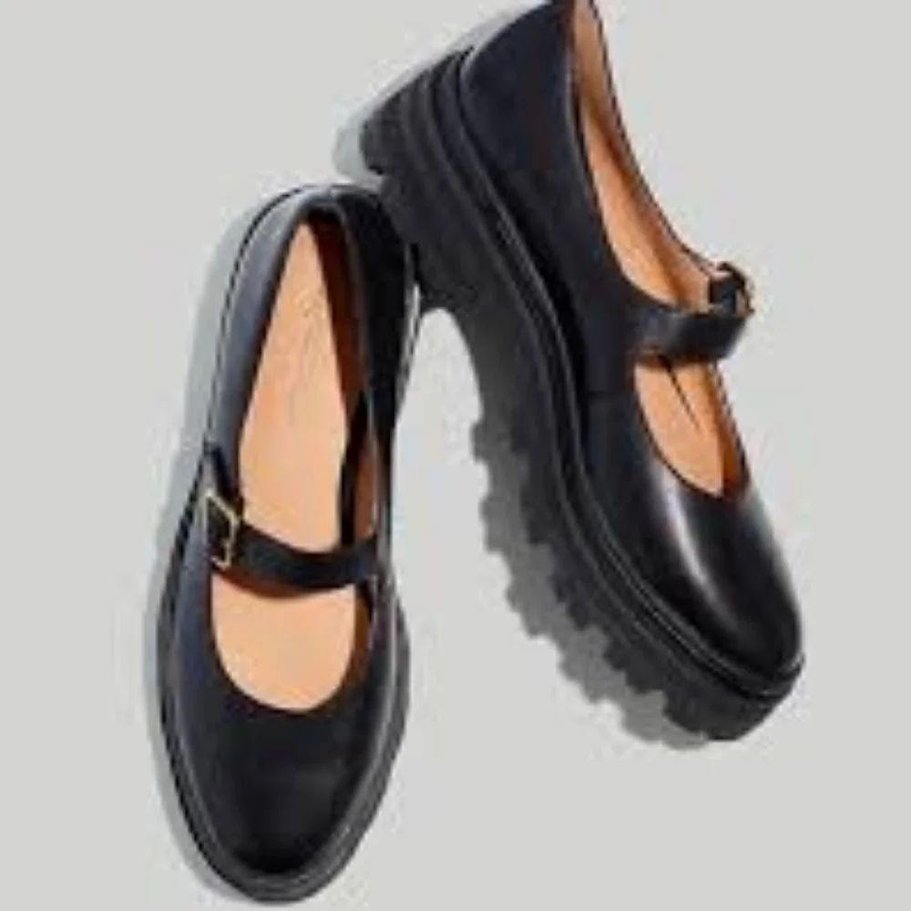 Madewell Freya Lug Sole Maryjane Sz. 9 - Picture 2 of 10